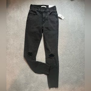 Pacsun High Rise Jeggings - Dark Night (Washed Black)